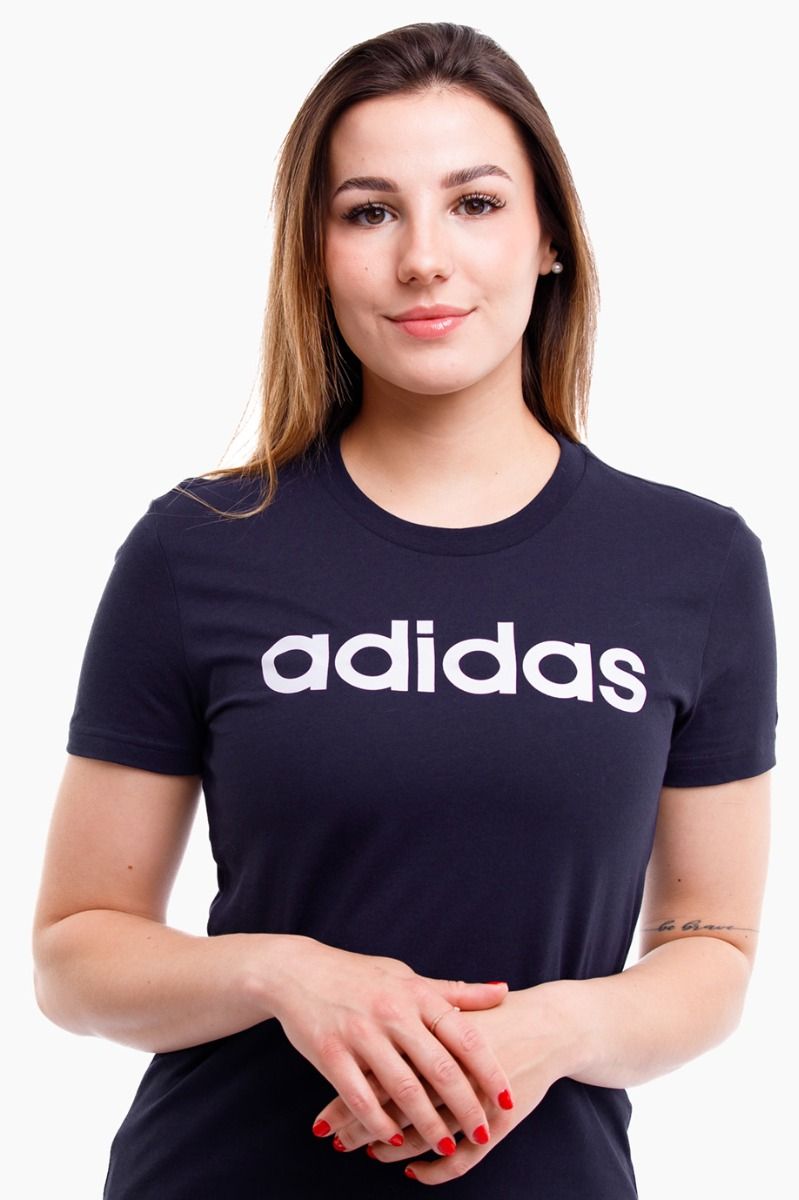 adidas T-Shirt damen Essentials Linear Slim Tee H07833