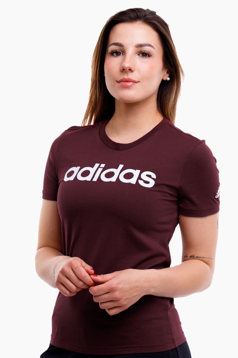 adidas Damen T-Shirt Loungwear Essentials Slim Logo IM2829