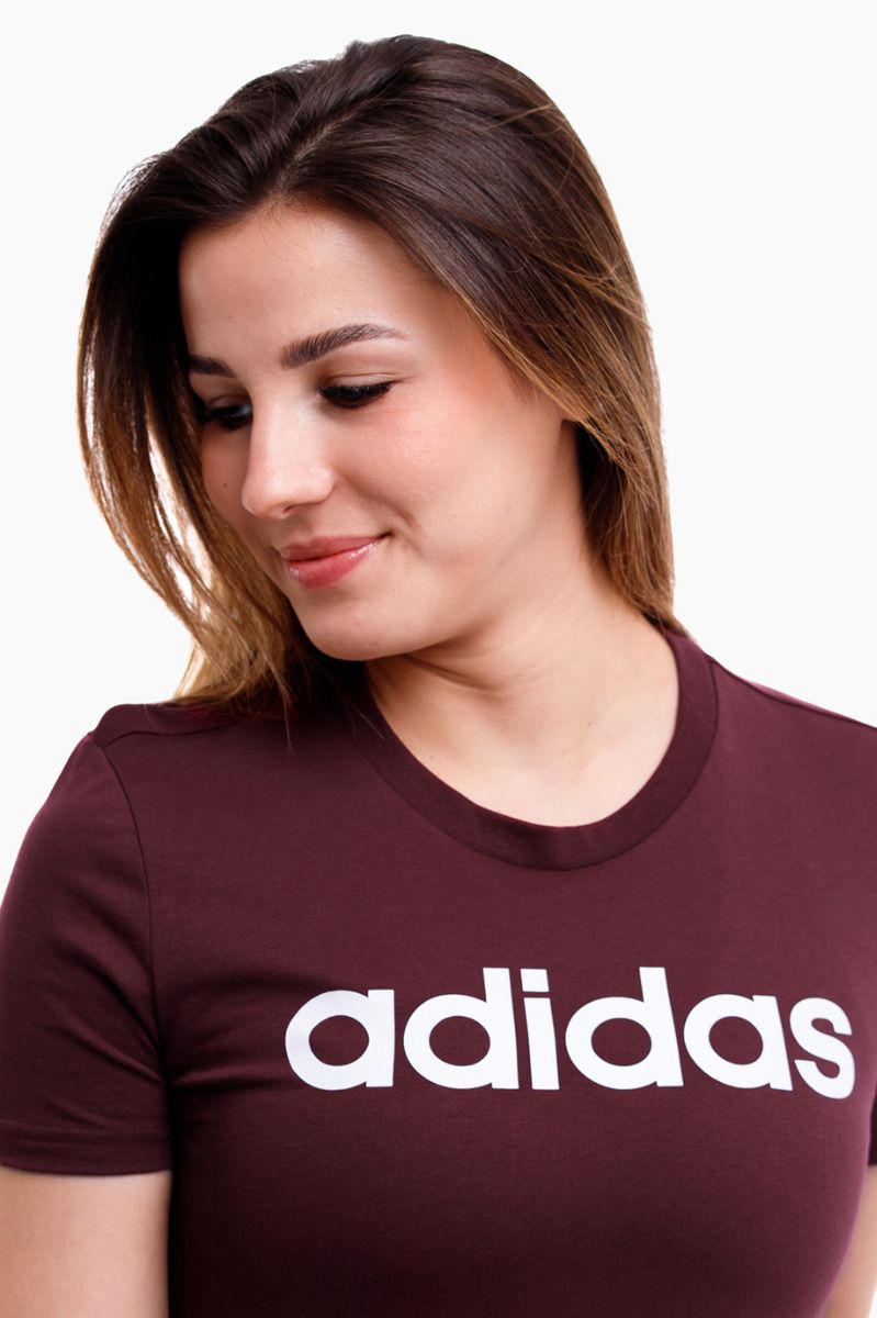 adidas Damen T-Shirt Loungwear Essentials Slim Logo IM2829