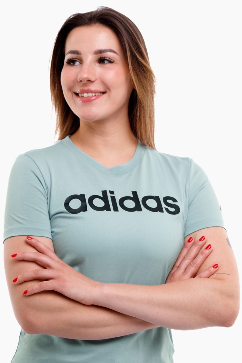 adidas Damen T-Shirt Loungwear Essentials Slim Logo IM2832