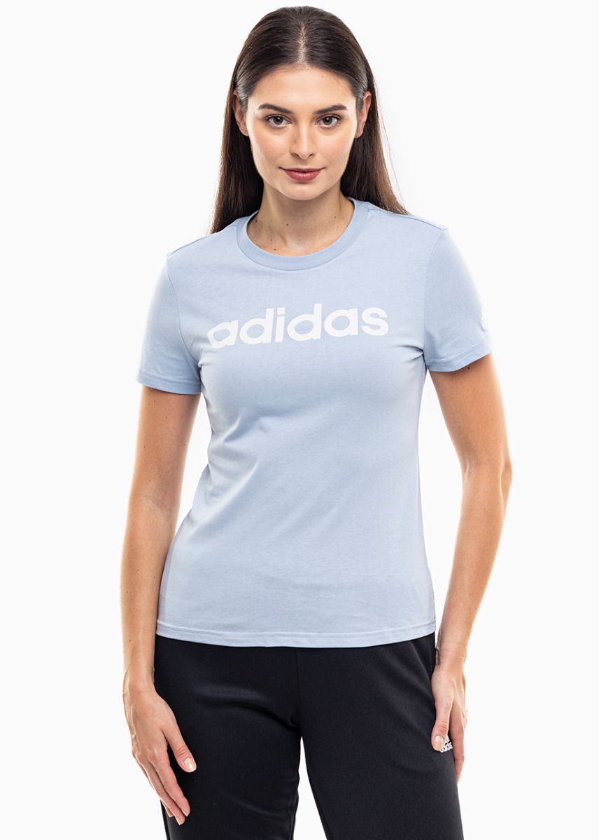 adidas Damen T-Shirt Loungewear Essentials Slim Logo Tee IY9188