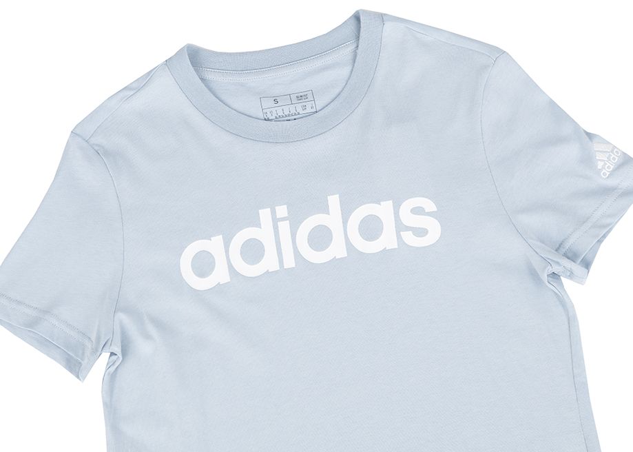 adidas Damen T-Shirt Loungewear Essentials Slim Logo Tee IY9188