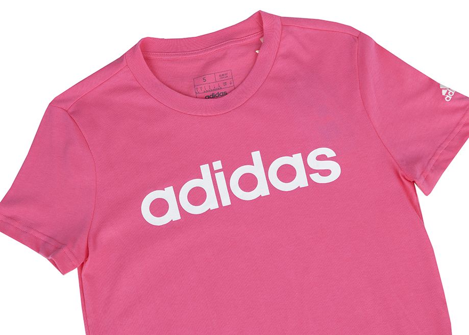 adidas Damen T-Shirt Loungewear Essentials Slim Logo Tee IY9191