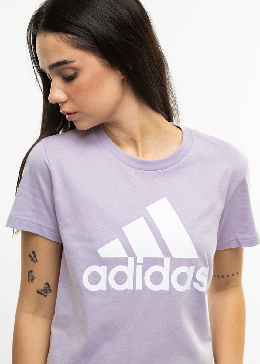 adidas Damen T-Shirt LOUNGEWEAR Essentials Logo Tee IC0633