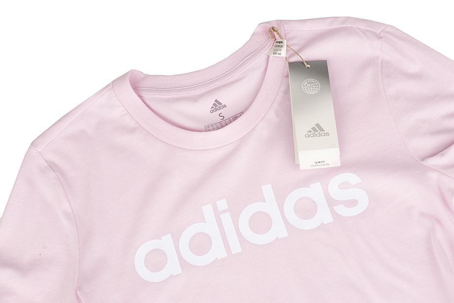 adidas Damen T-Shirt Loungwear Essentials Slim Logo GL0771