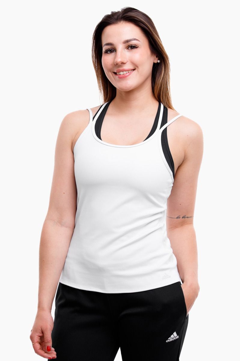 adidas Damen-T-Shirt Studio Slim Strappy Back Tank Top HE3141