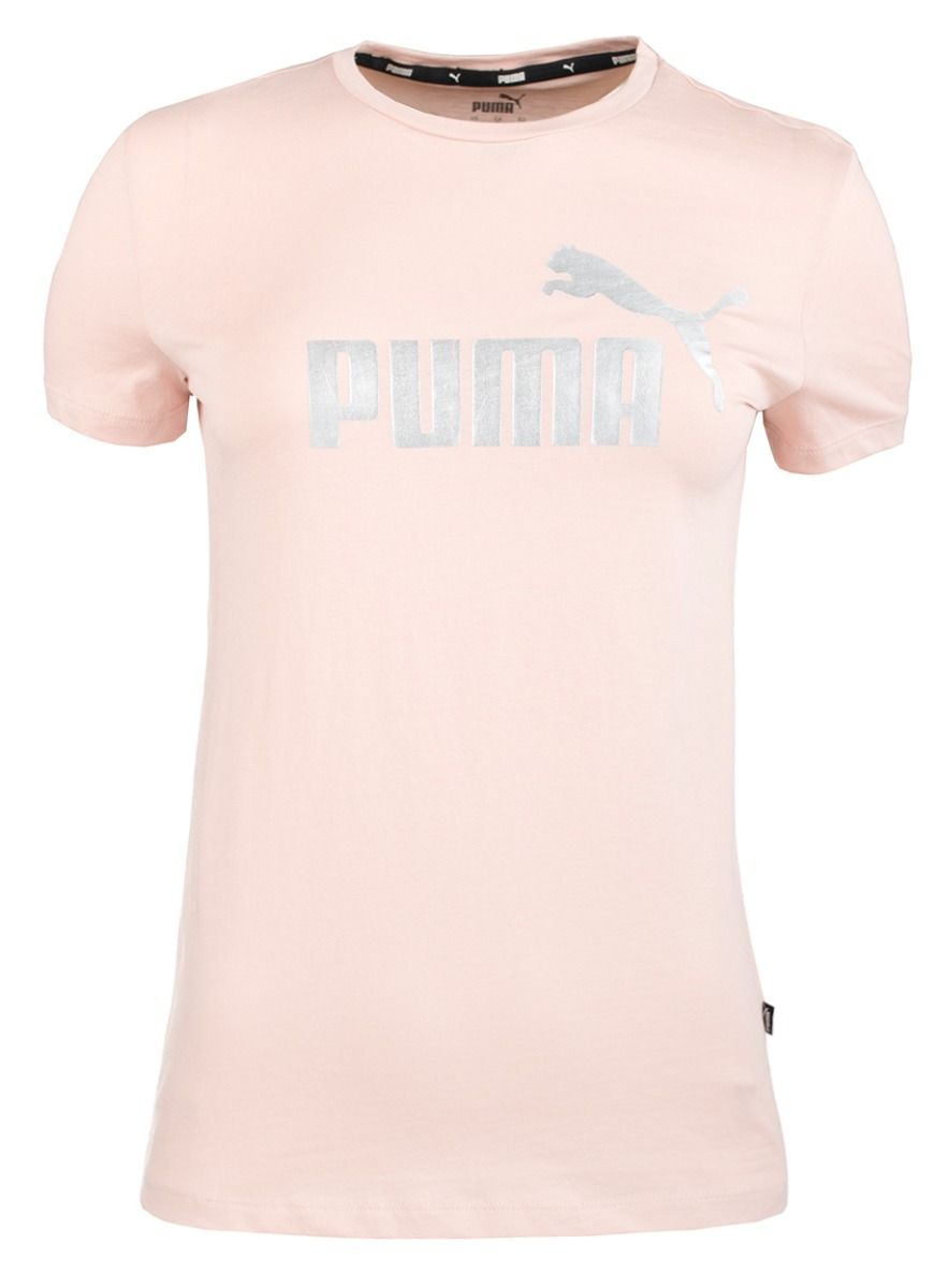 PUMA Damen T-Shirt ESS+ Metallic Logo Tee 848303 47 PUMA Damen T-Shirt ESS+ Metallic Logo Tee 848303 47