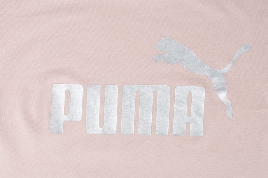 PUMA Damen T-Shirt ESS+ Metallic Logo Tee 848303 47 PUMA Damen T-Shirt ESS+ Metallic Logo Tee 848303 47