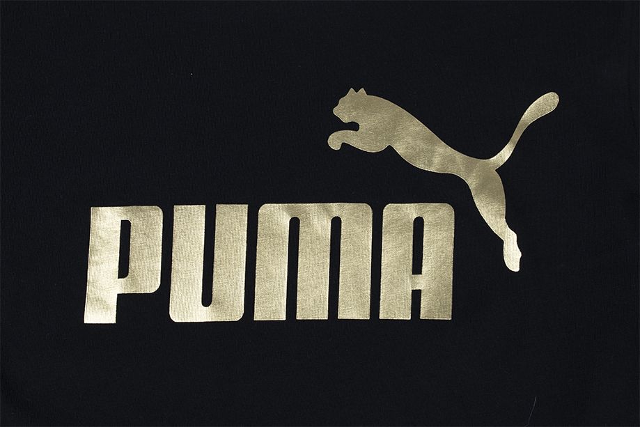 PUMA Damen T-Shirt ESS+ Metallic Logo Tee 848303 01