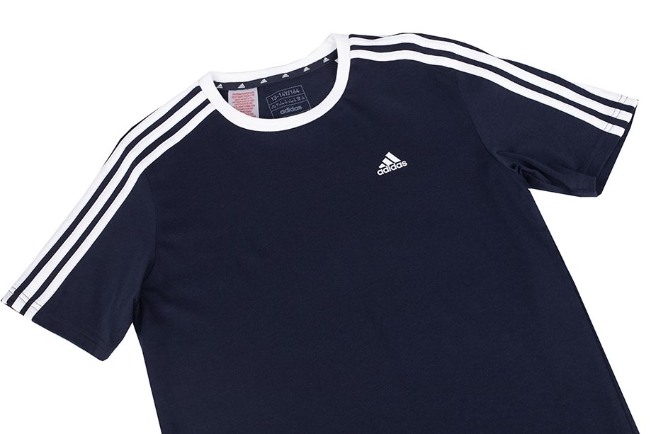 adidas Kinder T-Shirt Essentials 3-Stripes Cotton Loose Fit Tee IC3638