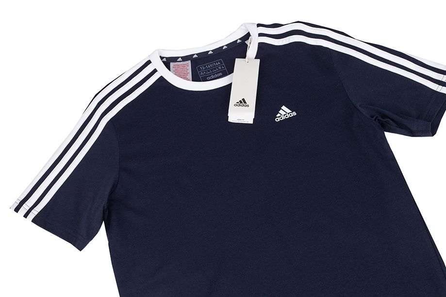 adidas Kinder T-Shirt Essentials 3-Stripes Cotton Loose Fit Tee IC3638