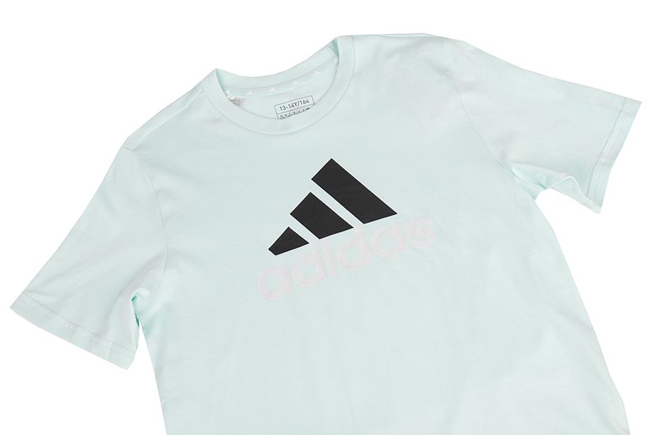 adidas Kinder T-Shirt Essentials Two-Color Big Logo Cotton Tee IB4097