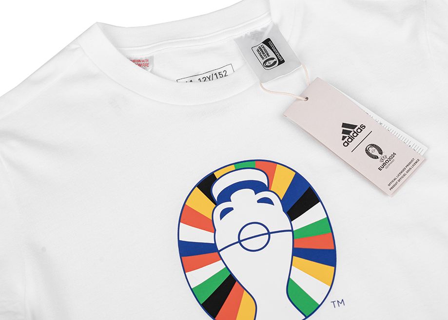 adidas Kinder T-Shirt Euro24 Official Emblem IT9306