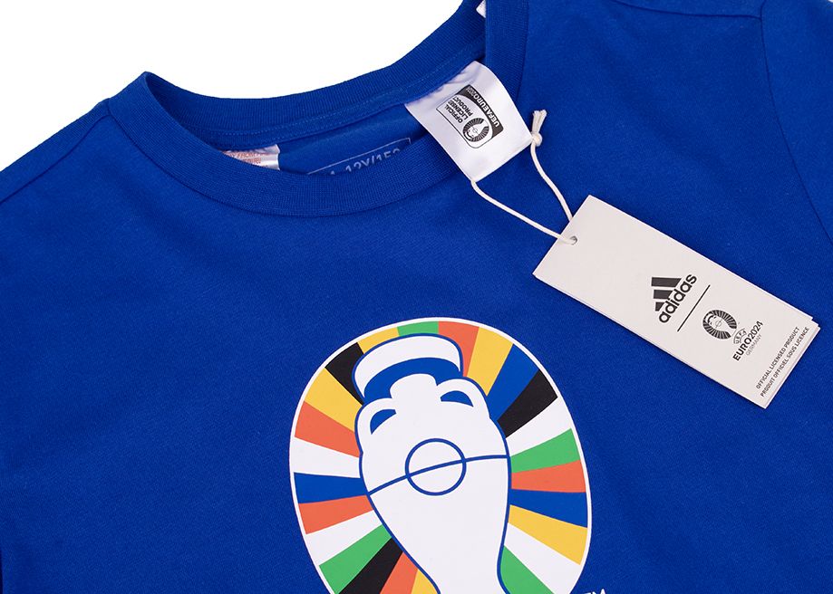 adidas Kinder T-Shirt Euro24 Official Emblem IT9309