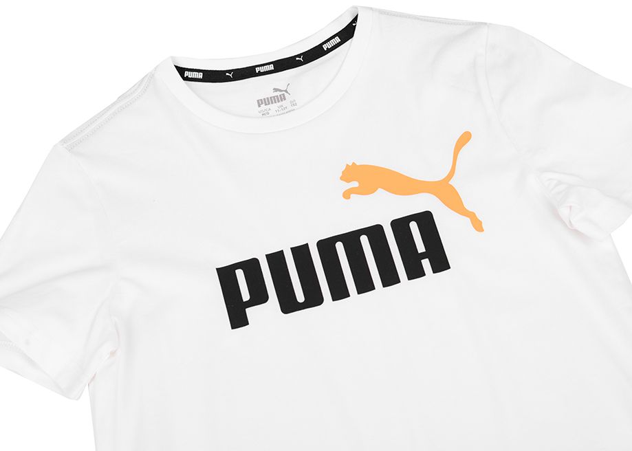 PUMA Kinder T-Shirt ESS+ 2 Col Logo Tee 586985 35