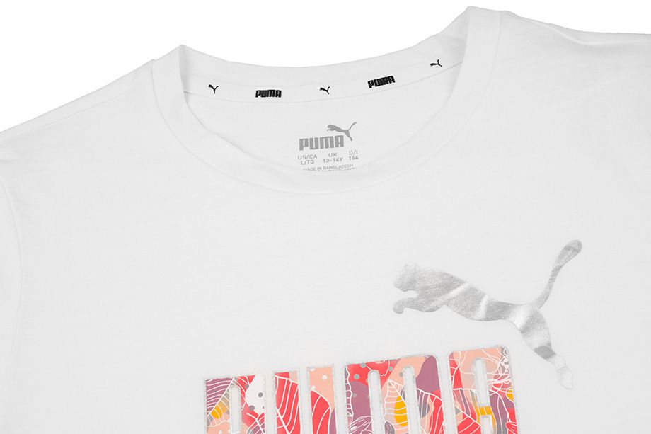 PUMA Kinder T-Shirt ESS+ Bloom Logo G 670311 02 PUMA Kinder T-Shirt ESS+ Bloom Logo G 670311 02