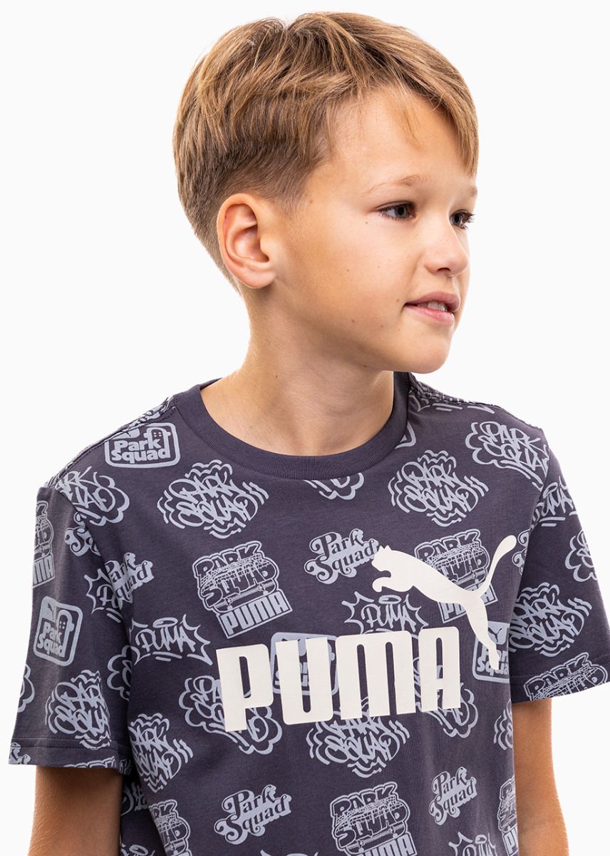 PUMA Kinder T-Shirt ESS+ MID 90s AOP Tee 681875 69