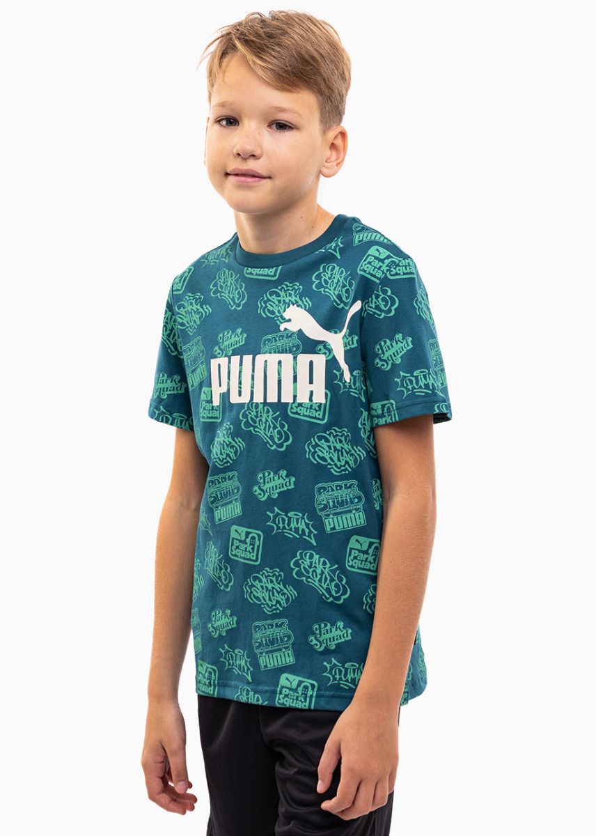 PUMA Kinder T-Shirt ESS+ MID 90s AOP Tee 681875 22