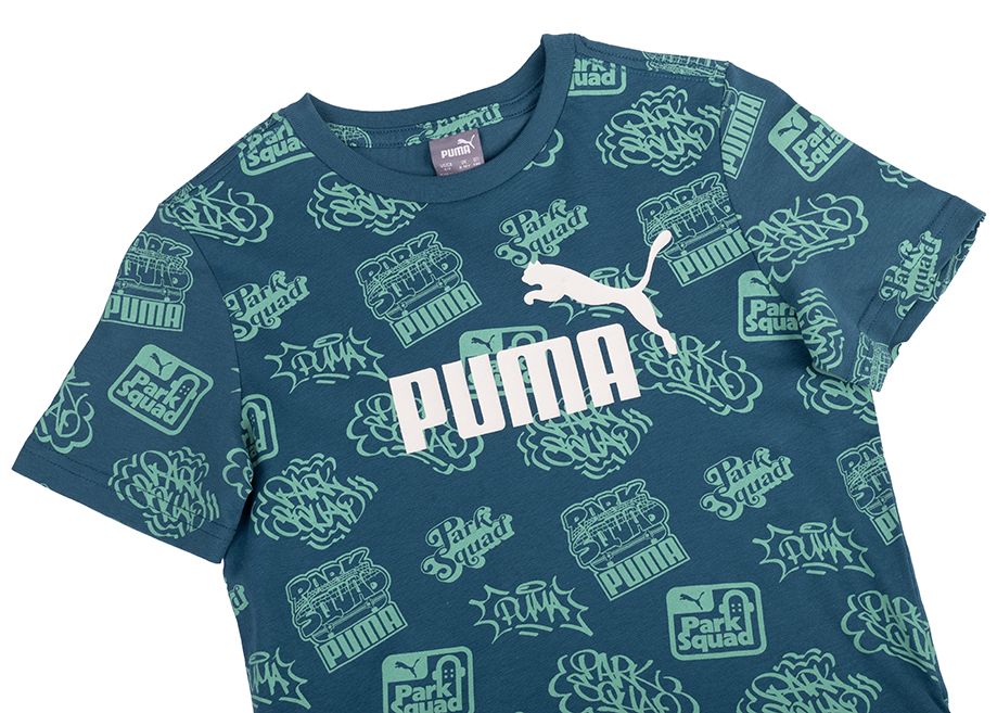 PUMA Kinder T-Shirt ESS+ MID 90s AOP Tee 681875 22