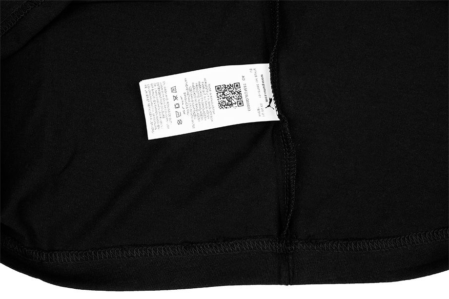 PUMA Kinder T-Shirt ESS+ 2 Col Logo Tee czarna 586985 86 PUMA Kinder T-Shirt ESS+ 2 Col Logo Tee czarna 586985 86