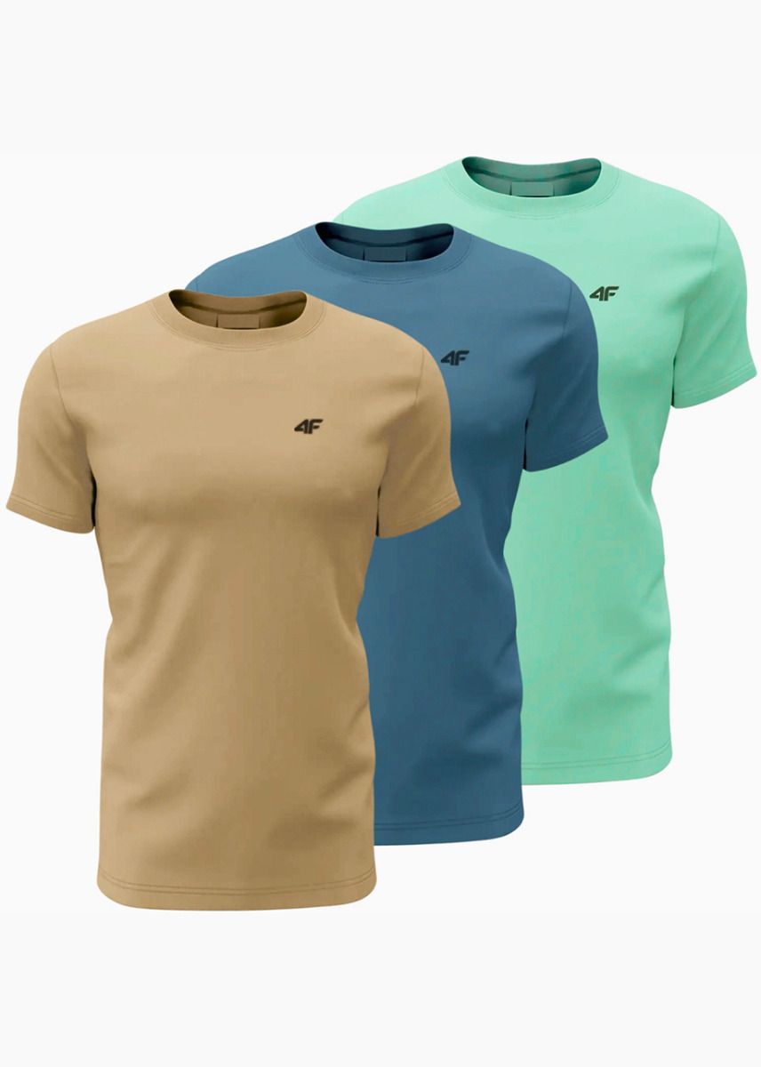 4F Herren T-Shirt M3094 3pack 4FWSS25TTSHM3094 91S 4F Herren T-Shirt M3094 3pack 4FWSS25TTSHM3094 91S