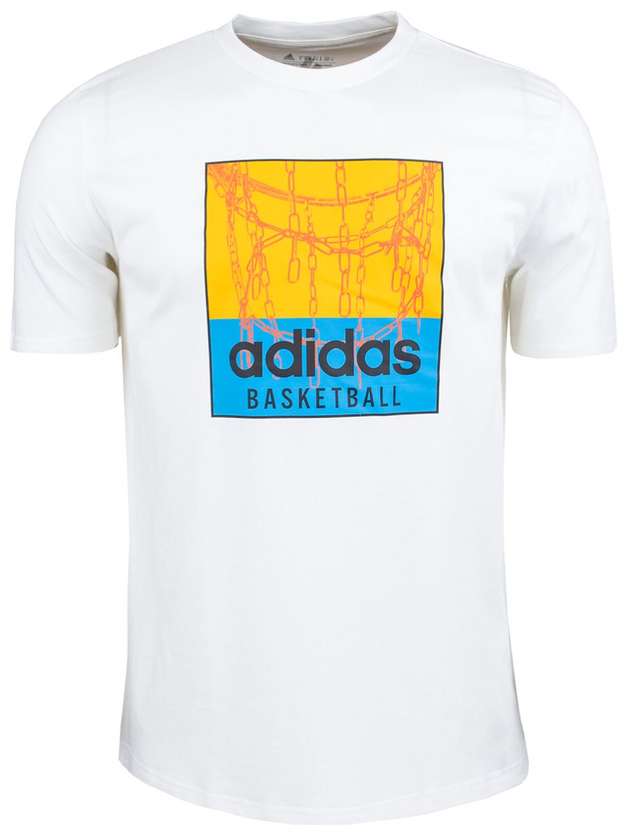 adidas Herren T-Shirt Chain Net Basketball Graphic Tee IC1861