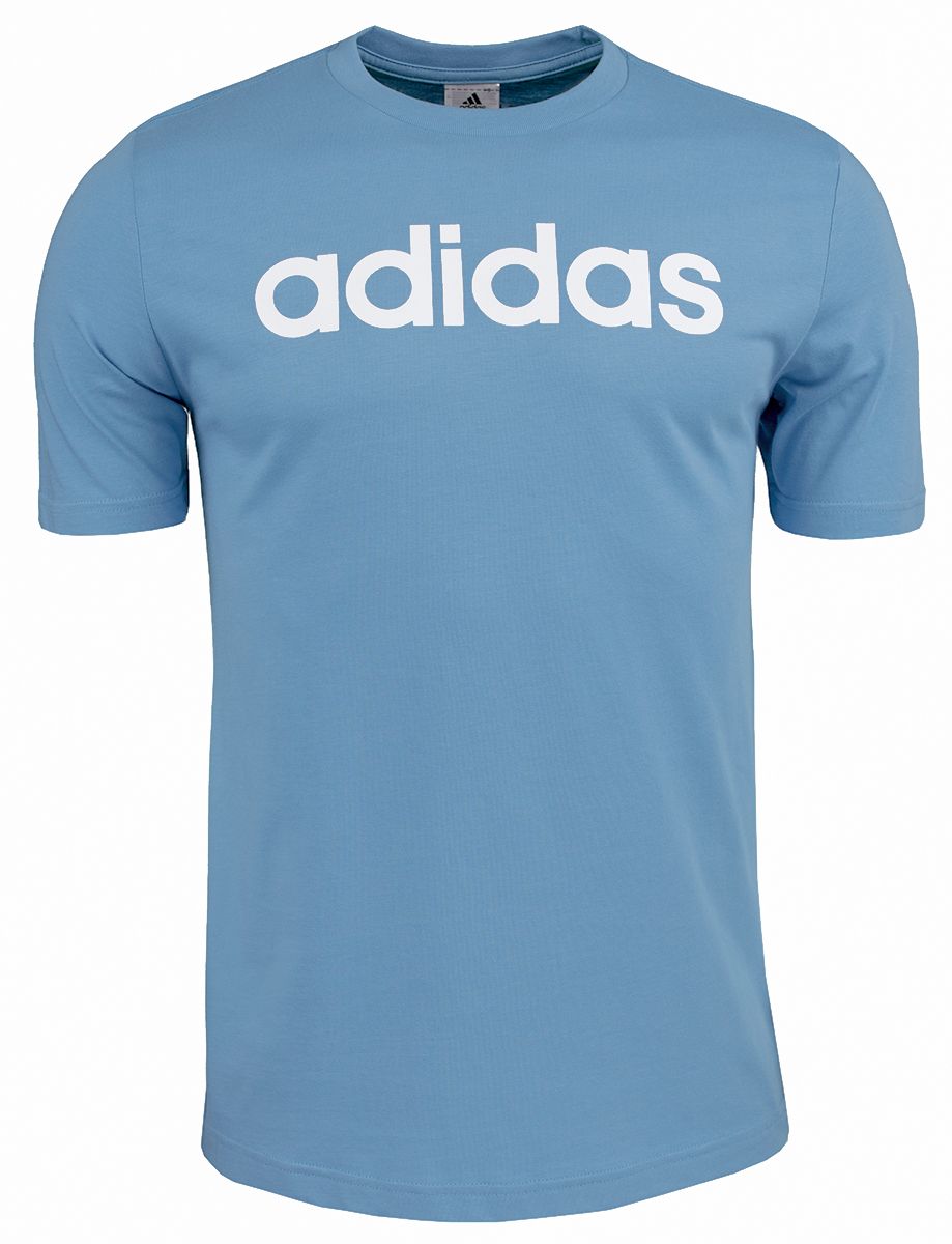 adidas Herren T-Shirt Essentials Single Jersey Linear Embroidered Logo Tee IC9295