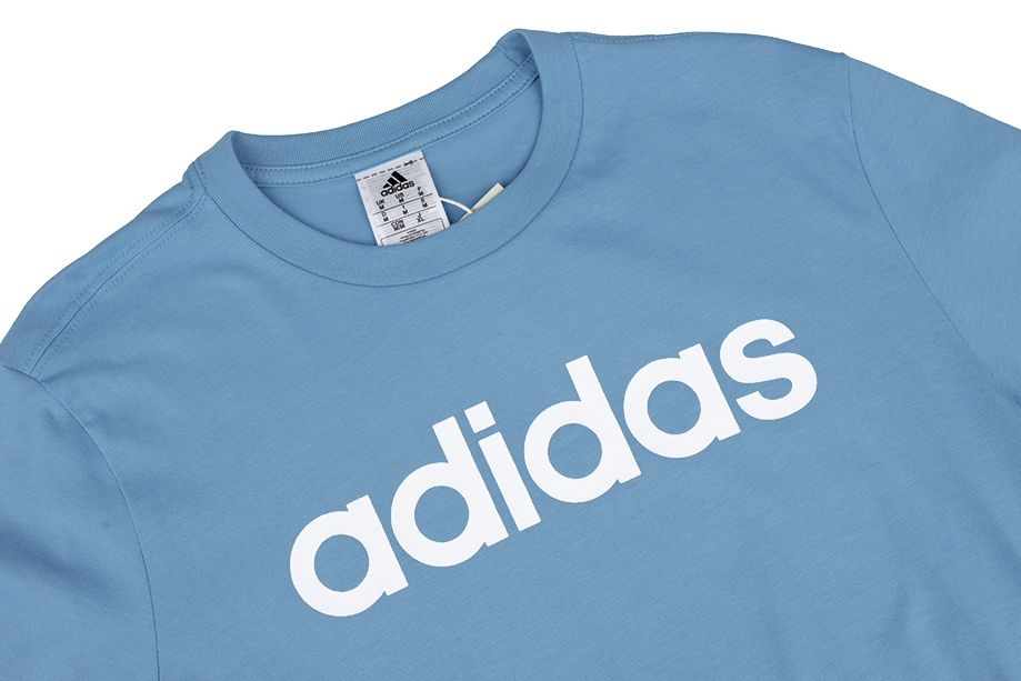 adidas Herren T-Shirt Essentials Single Jersey Linear Embroidered Logo Tee IC9295