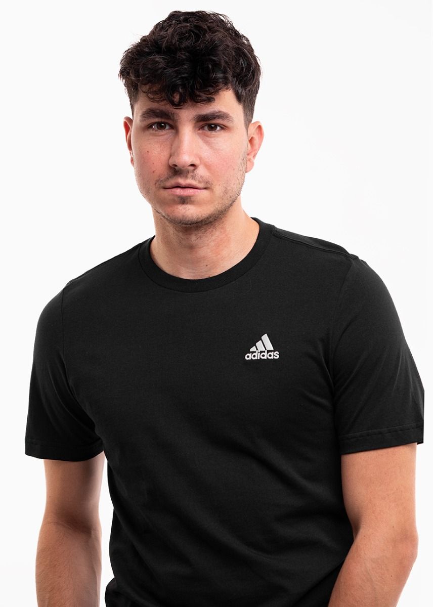 adidas Herren T-Shirt Essentials Jersey Embroidered Small Logo IC9282