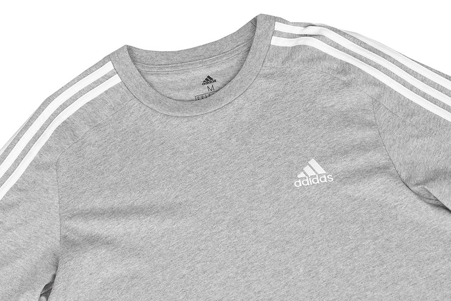 adidas Herren T-Shirt Essentials Single Jersey 3-Stripes Tee IC9337