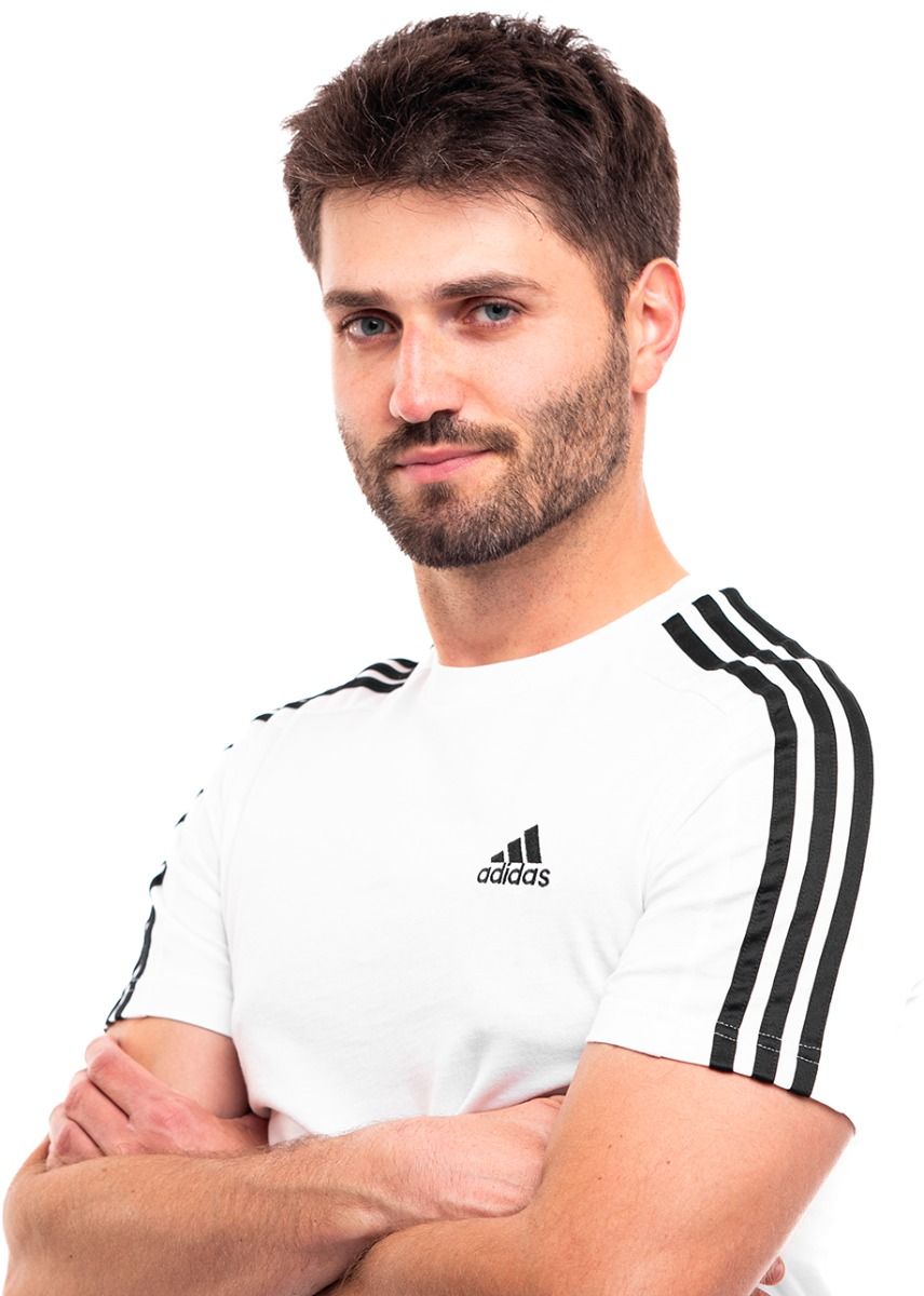 adidas Herren T-Shirt Essentials Single Jersey 3-Stripes Tee IC9336