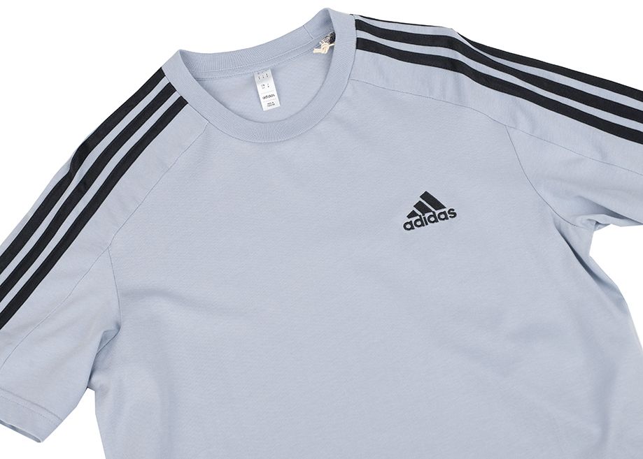 adidas Herren T-Shirt Essentials Single Jersey 3-Stripes Tee IS1332