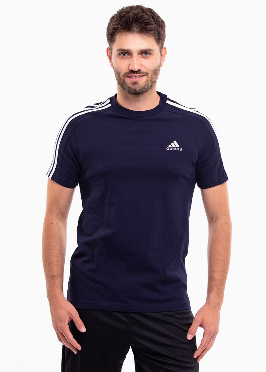 adidas Herren T-Shirt Essentials Single Jersey 3-Stripes Tee IC9335