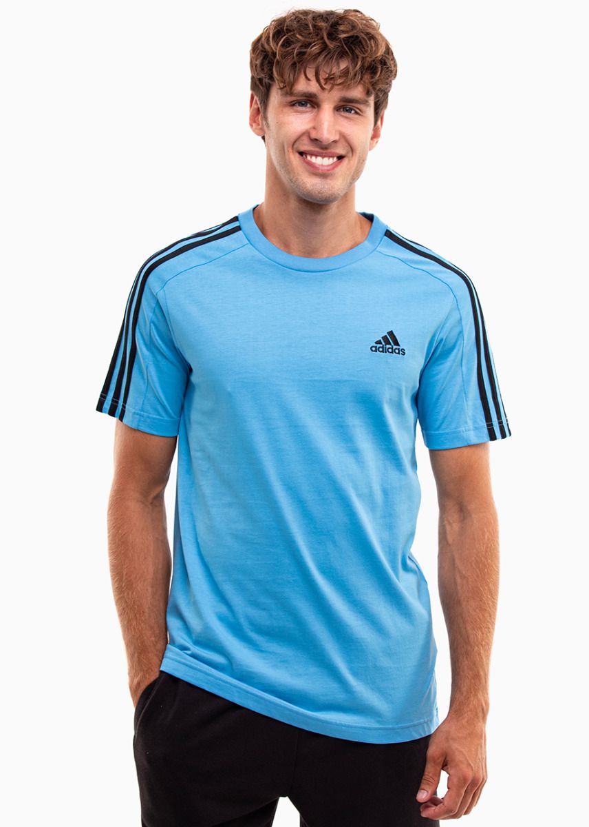 adidas Herren T-Shirt Essentials Single Jersey 3-Stripes Tee IS1338