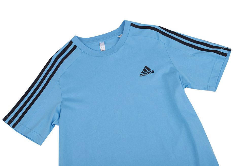 adidas Herren T-Shirt Essentials Single Jersey 3-Stripes Tee IS1338