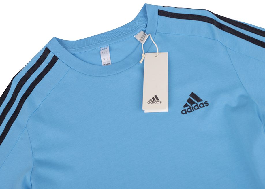 adidas Herren T-Shirt Essentials Single Jersey 3-Stripes Tee IS1338