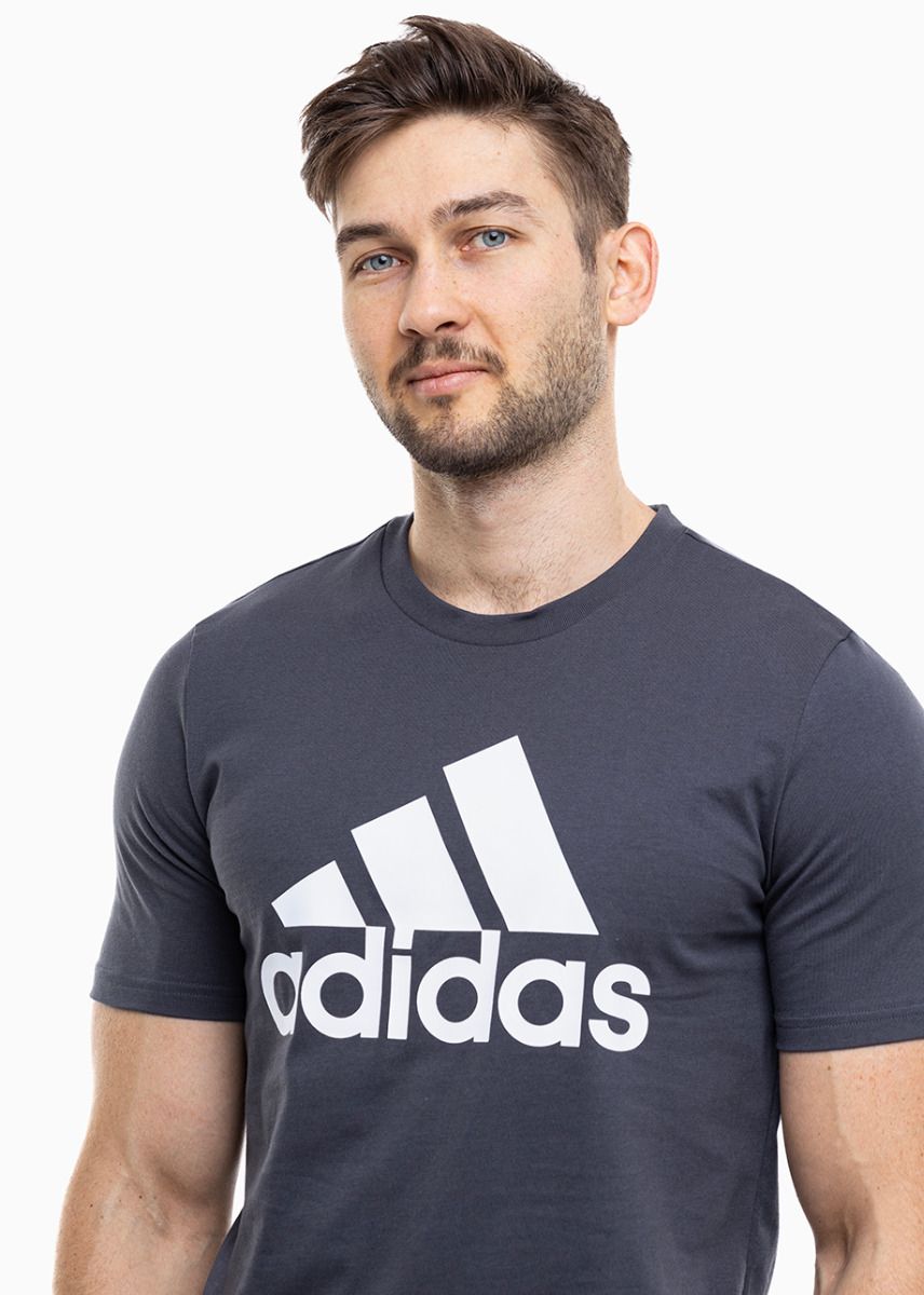 adidas Herren T-Shirt Essentials Single Jersey Big Logo IQ4742