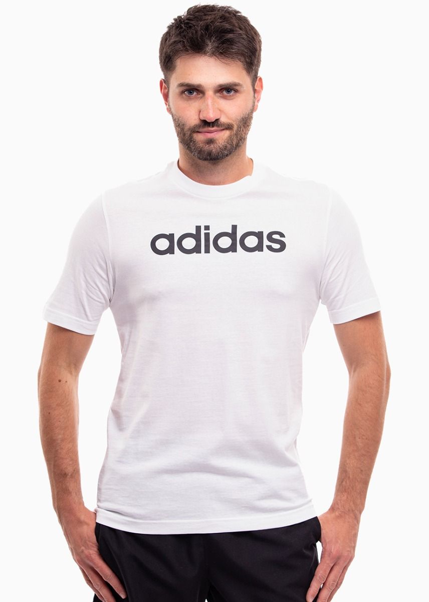 adidas Herren T-Shirt Essentials Single Jersey Linear Embroidered Logo Tee IC9276