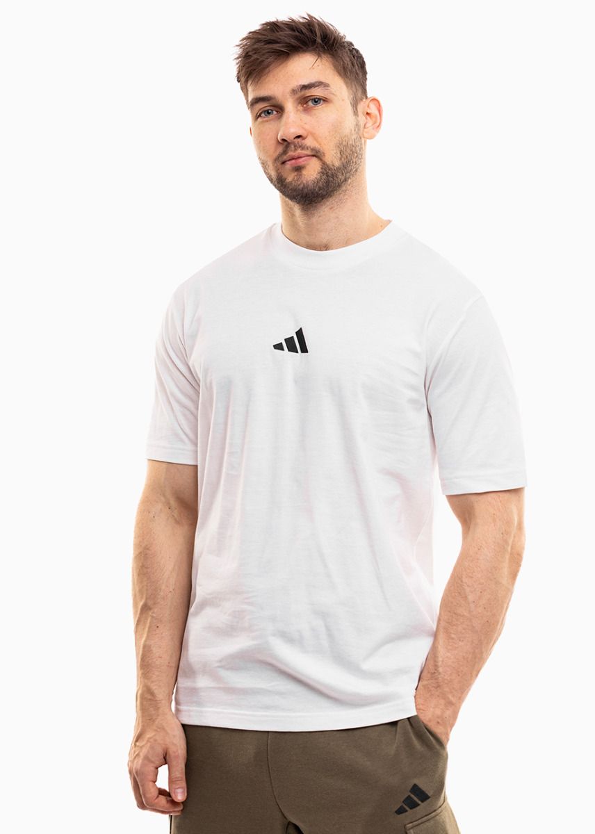 adidas Herren T-Shirt Essentials Small Logo Single Jersey JF1092 adidas Herren T-Shirt Essentials Small Logo Single Jersey JF1092