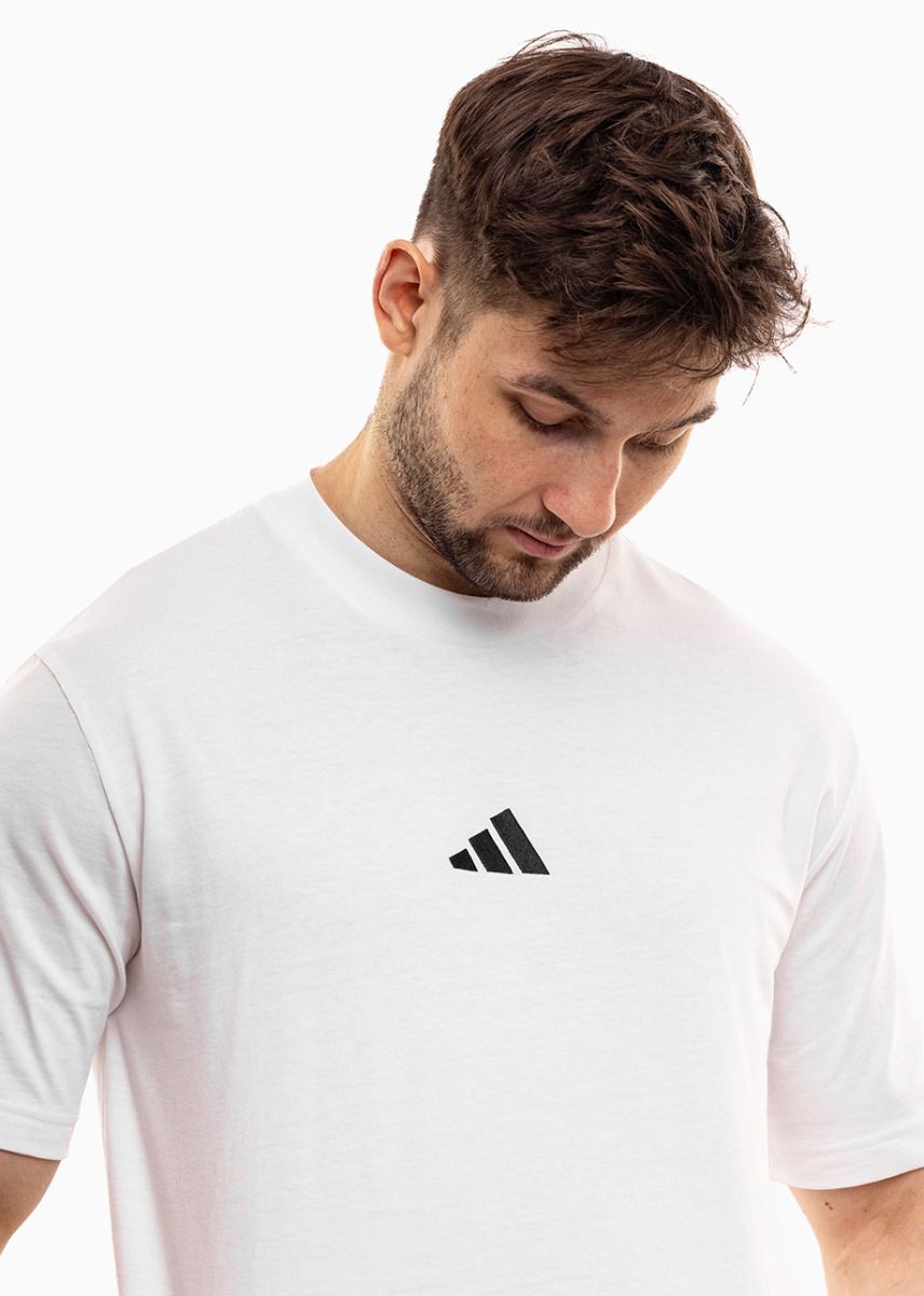 adidas Herren T-Shirt Essentials Small Logo Single Jersey JF1092 adidas Herren T-Shirt Essentials Small Logo Single Jersey JF1092