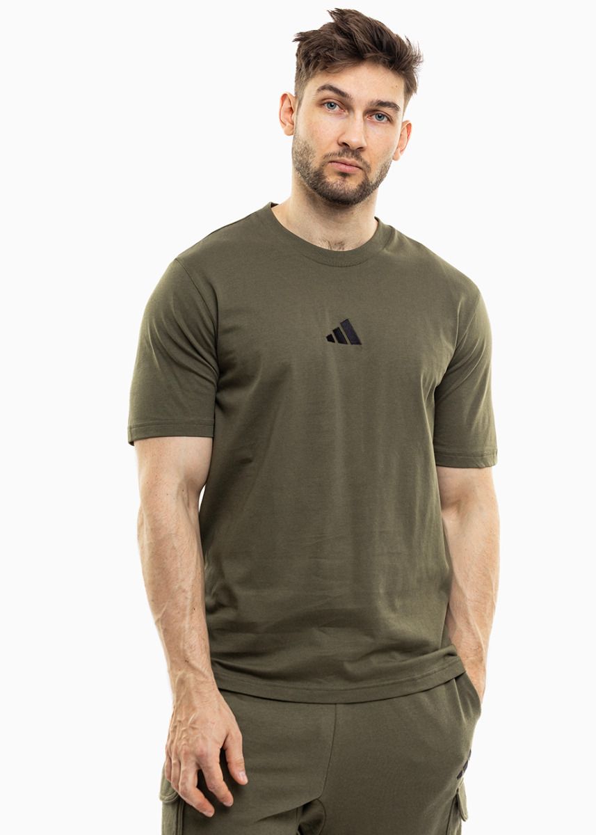 adidas Herren T-Shirt Essentials Small Logo Single Jersey JF1097 adidas Herren T-Shirt Essentials Small Logo Single Jersey JF1097