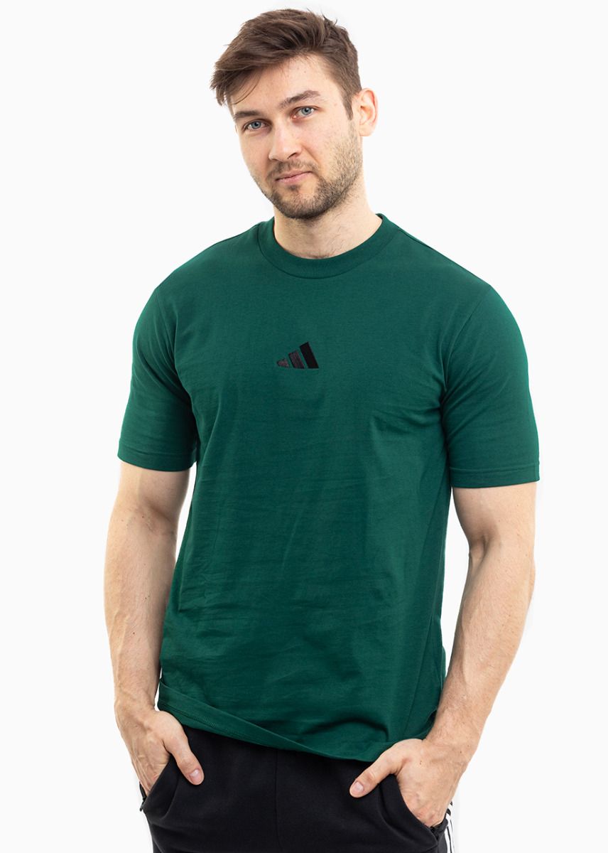 adidas Herren T-Shirt Essentials Small Logo Single Jersey JF1096 adidas Herren T-Shirt Essentials Small Logo Single Jersey JF1096