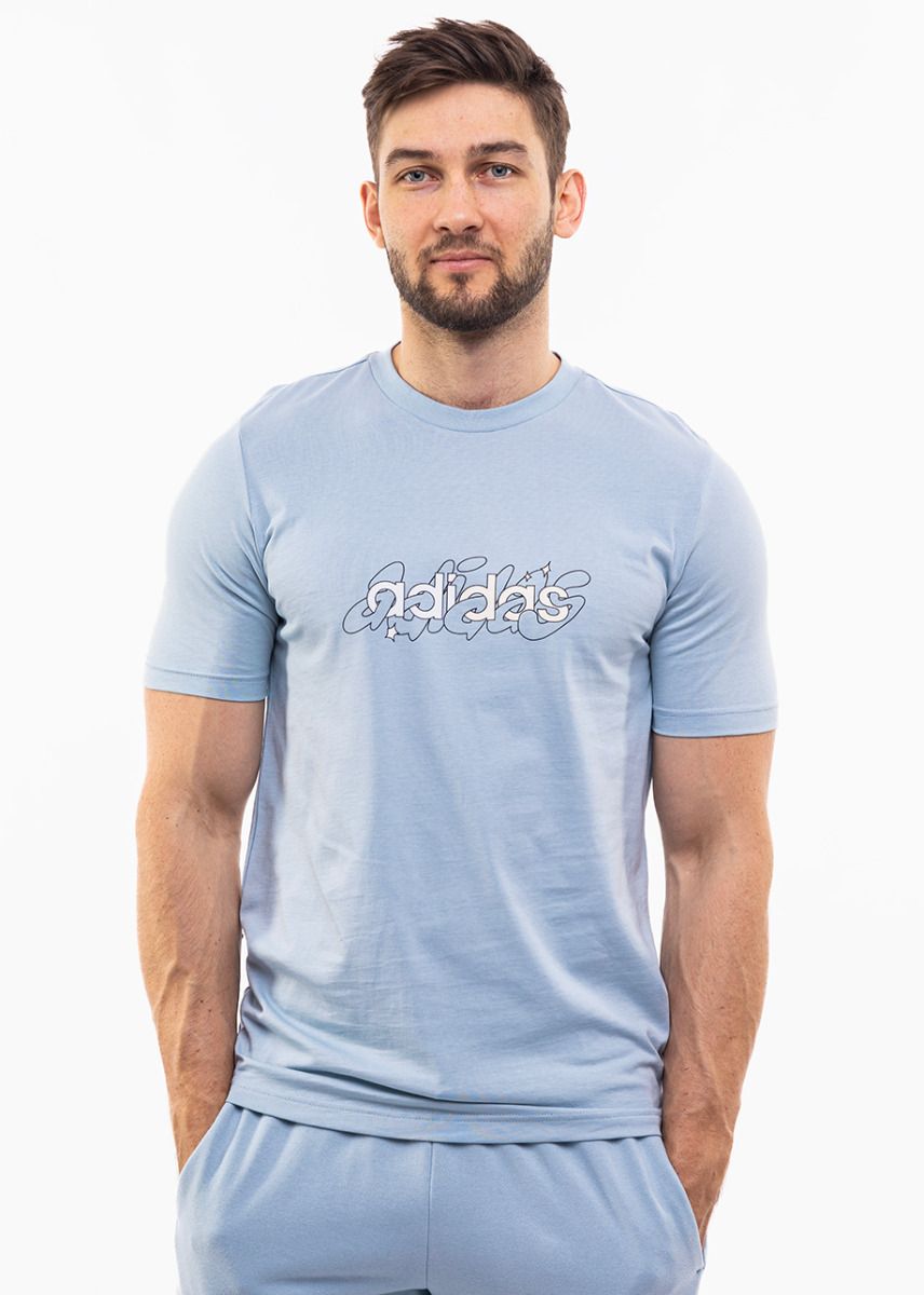 adidas Herren T-Shirt Illustrated Linear Graphic IS2867