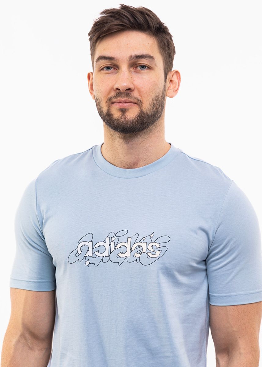 adidas Herren T-Shirt Illustrated Linear Graphic IS2867