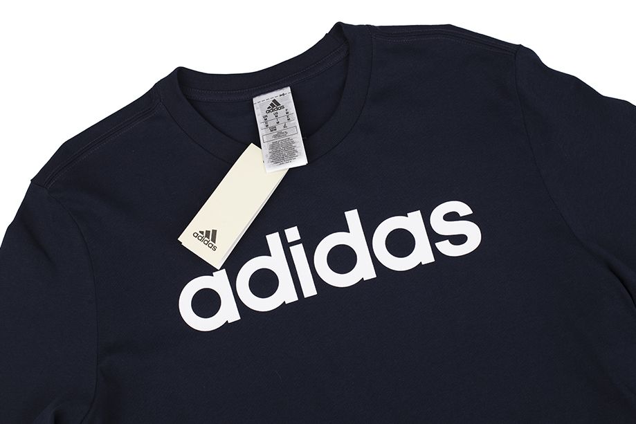 adidas Herren T-Shirt Essentials Single Jersey Linear Embroidered Logo Tee IC9275