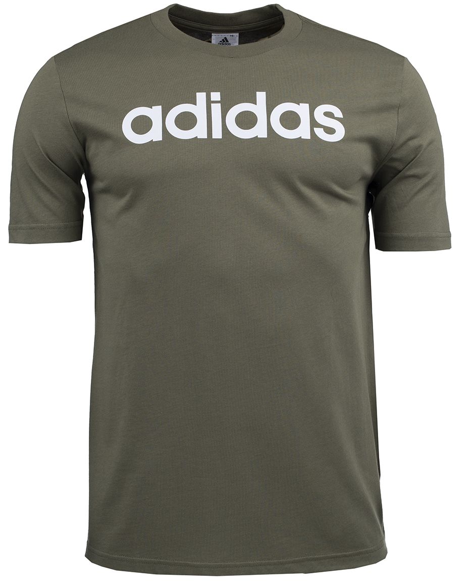 adidas Herren T-Shirt Essentials Single Jersey Linear Embroidered Logo Tee IC9280