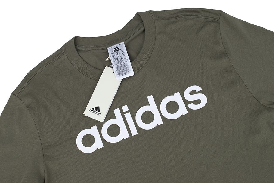 adidas Herren T-Shirt Essentials Single Jersey Linear Embroidered Logo Tee IC9280