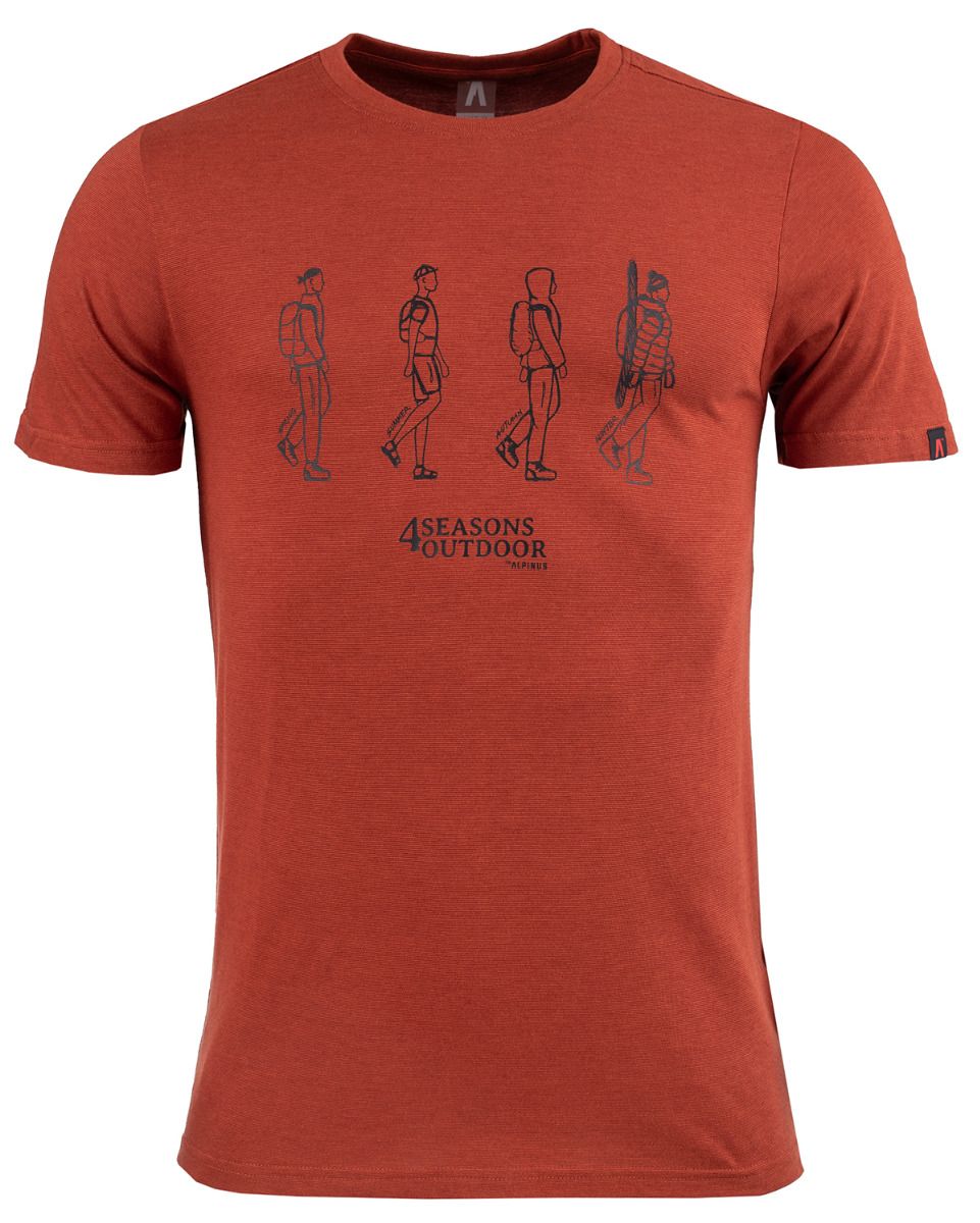 Alpinus Herren-T-Shirt Four seasons FU18496