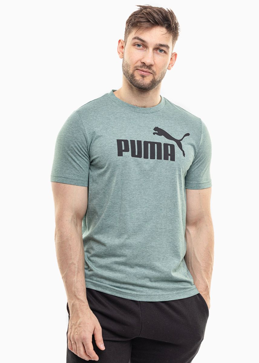PUMA Herren T-Shirt Ess No.1 Logo Heathear Tee 682551 30 PUMA Herren T-Shirt Ess No.1 Logo Heathear Tee 682551 30