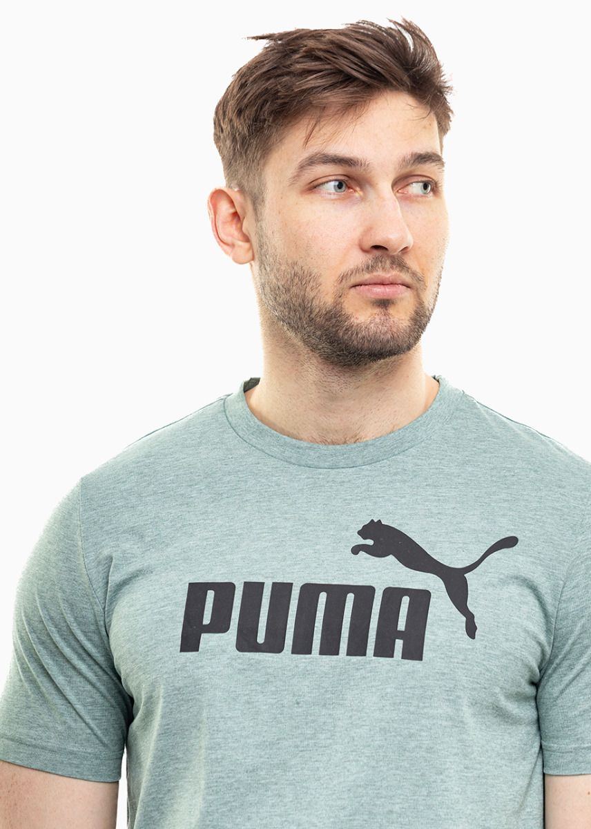 PUMA Herren T-Shirt Ess No.1 Logo Heathear Tee 682551 30 PUMA Herren T-Shirt Ess No.1 Logo Heathear Tee 682551 30